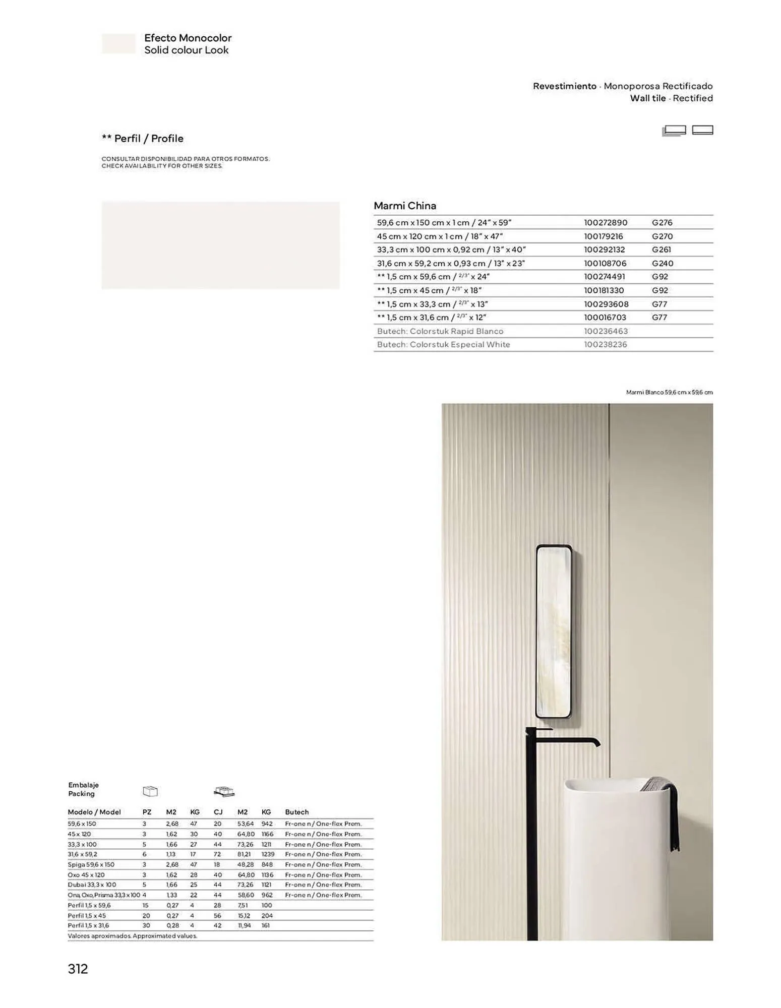 Catálogo de Folleto Porcelanosa 4 de enero al 1 de enero 2024 - Página 314