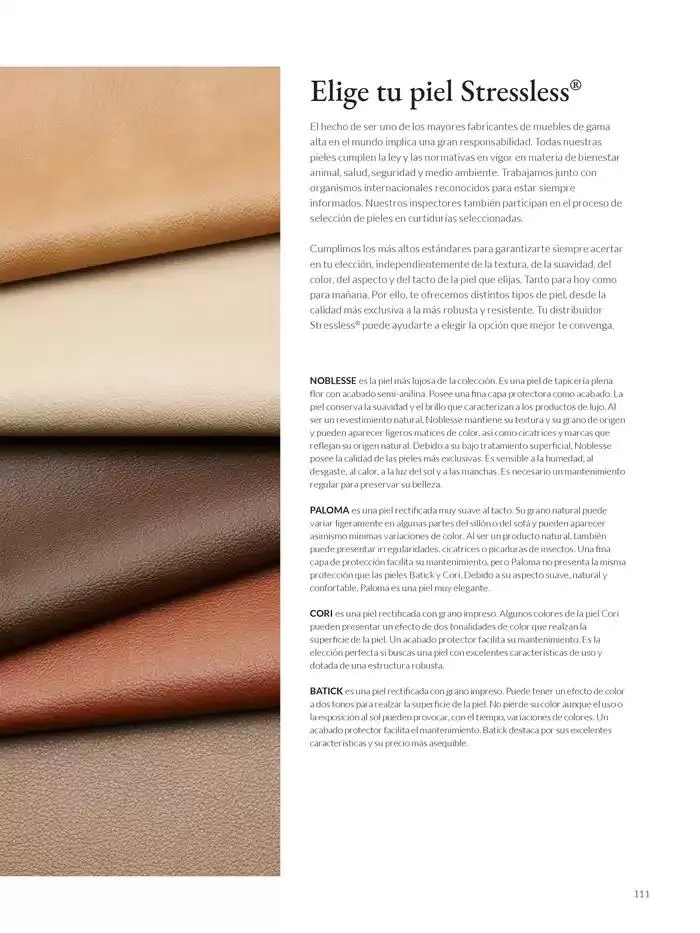 Catálogo de Catálogo Stressless 7 de marzo al 31 de agosto 2025 - Página 111