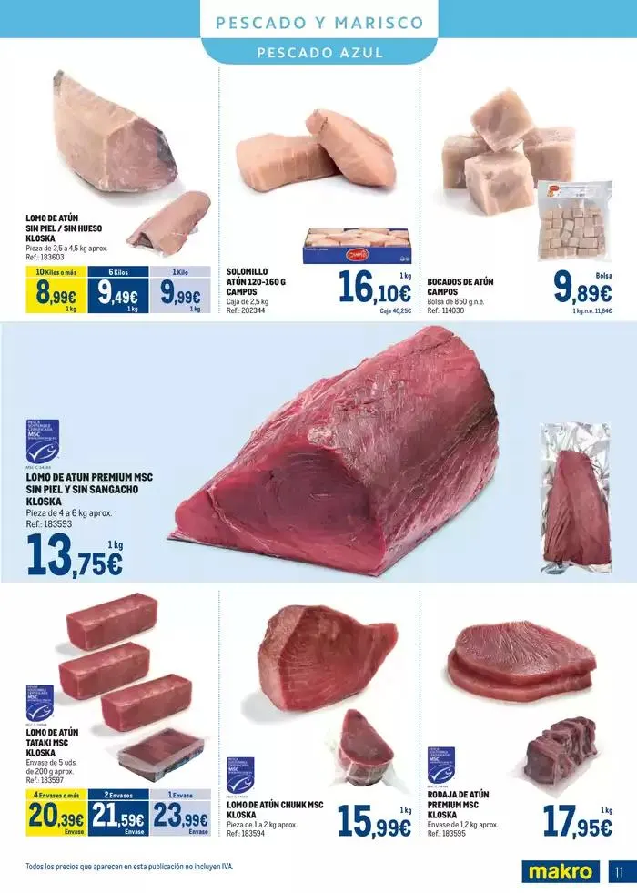 Catálogo de Especial Congelados Centro 5 de mayo al 1 de junio 2025 - Página 11