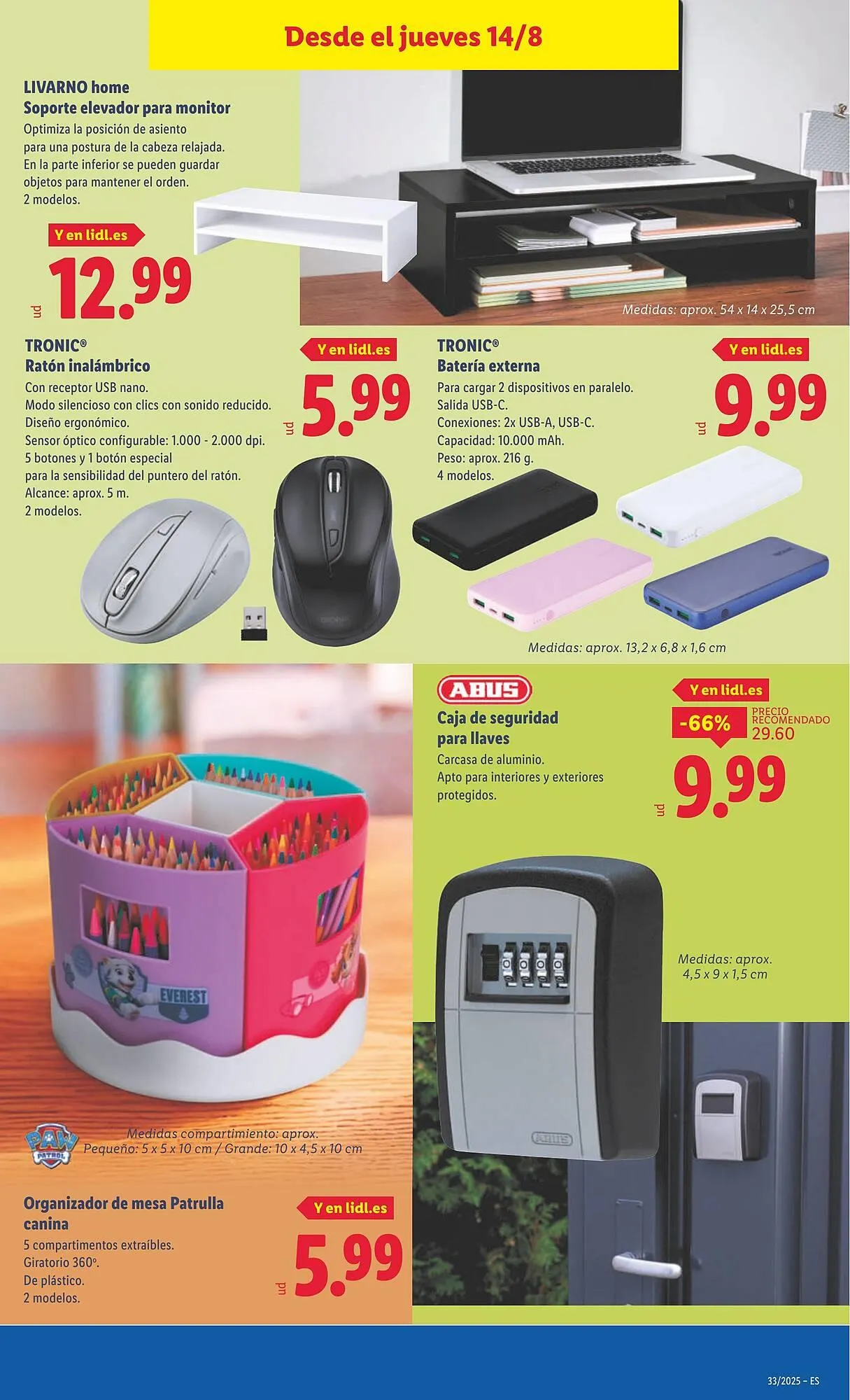 Catálogo de Folleto Lidl 11 de agosto al 17 de agosto 2025 - Página 19