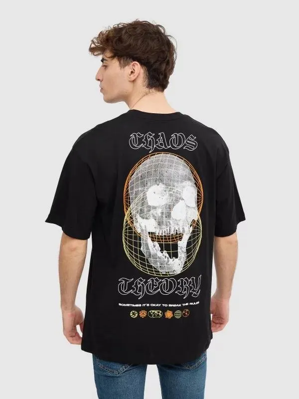 Camiseta esfera lineal