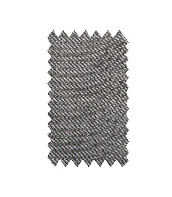 Camisas hombre Manga larga 2 Botones Slim liso Gris Medio