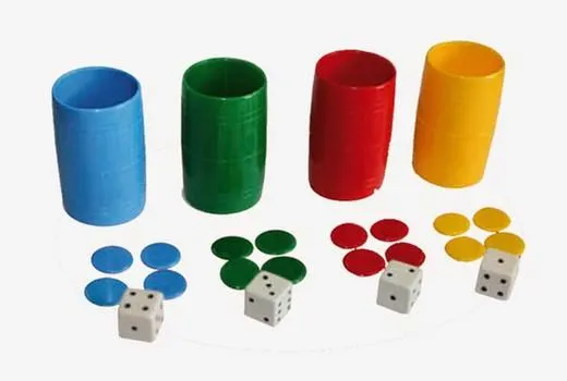 Acc.Parchis 4 Jug.Caja Plastic