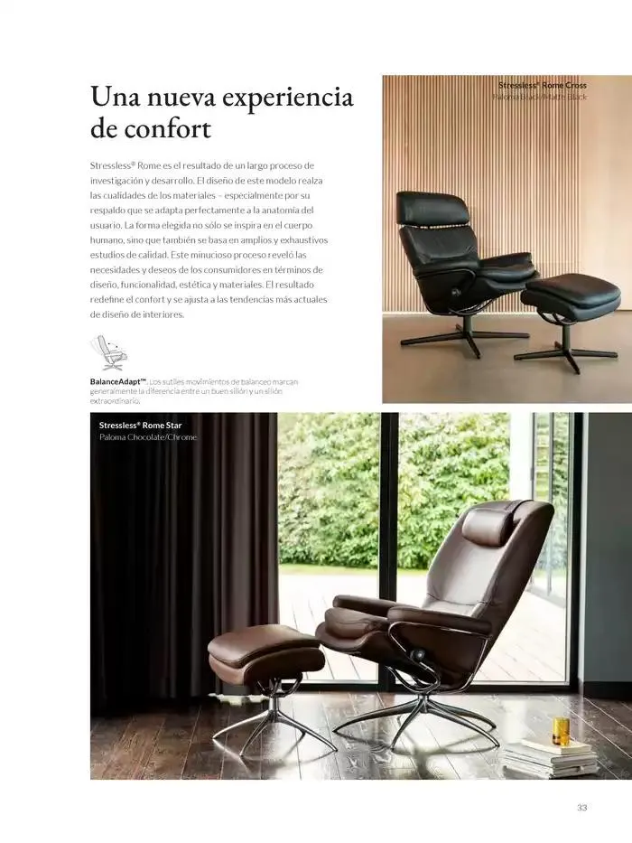 Catálogo de Catálogo Stressless 7 de marzo al 31 de agosto 2025 - Página 33