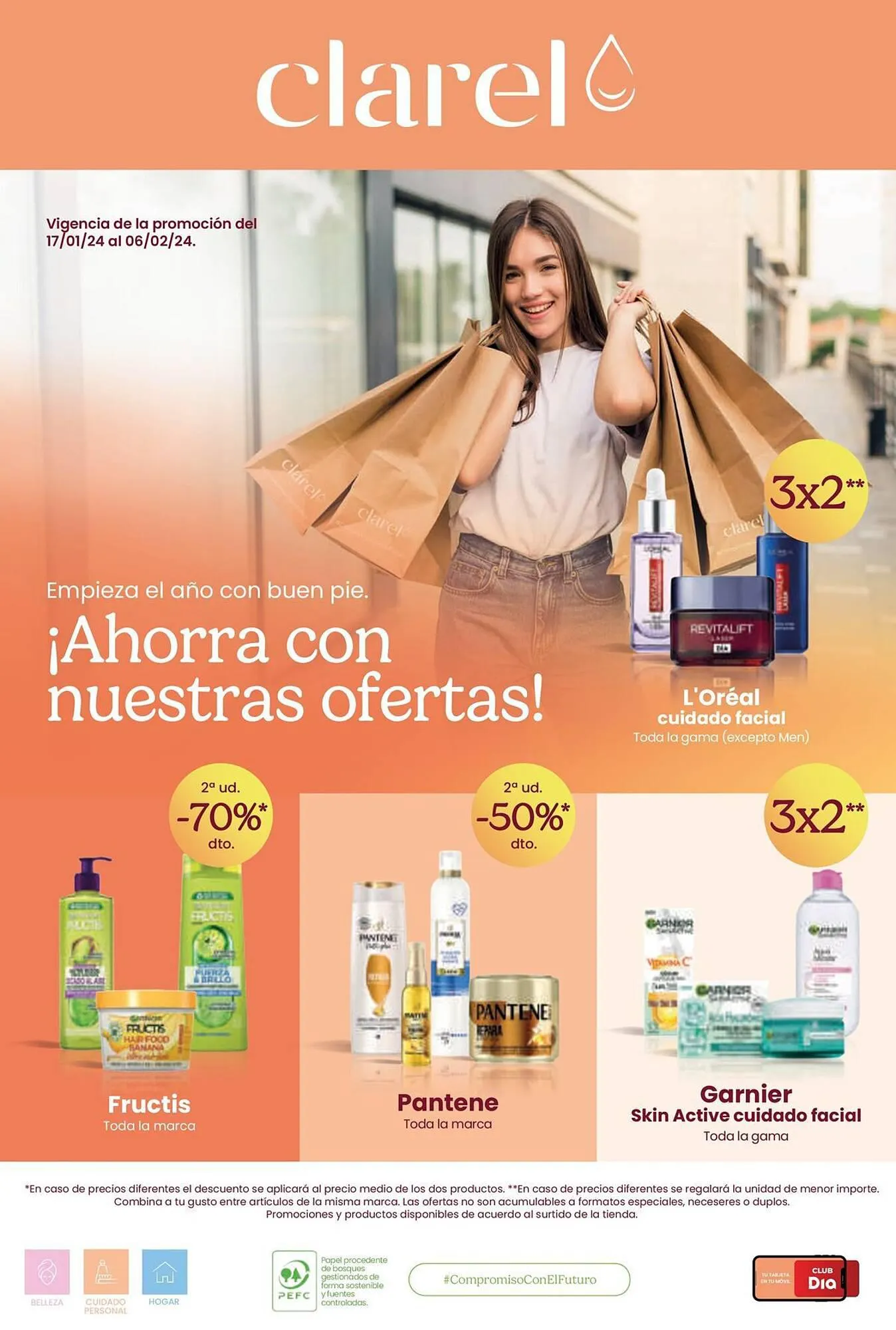 Catálogo de Folleto Clarel 17 de enero al 6 de febrero 2024 - Página 1