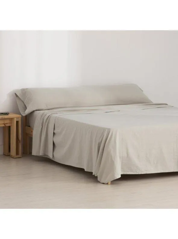 Juego Sabanas Franela Natural 100% algodón