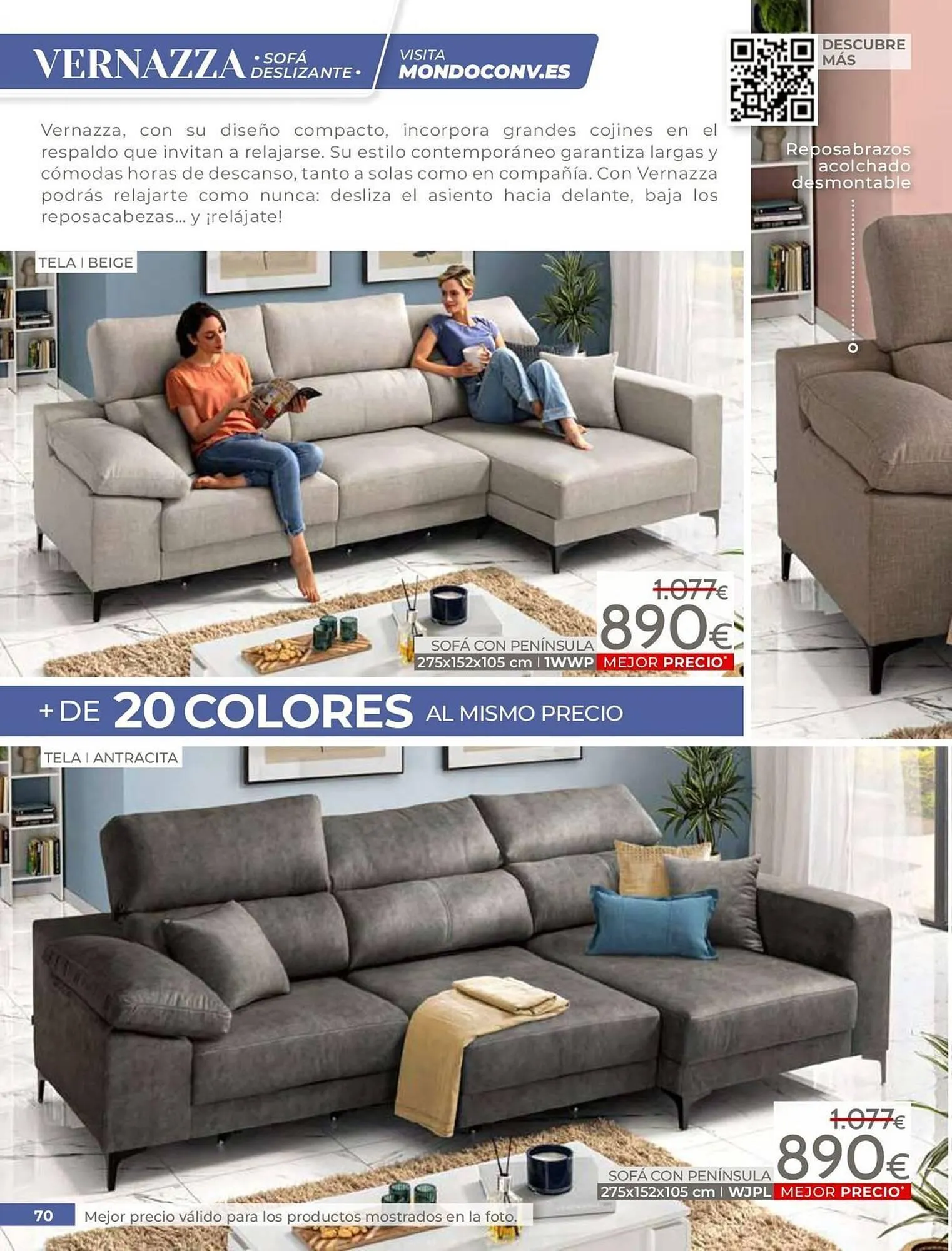 Catálogo de Catálogo Mondo Convenienza 2 de marzo al 31 de mayo 2026 - Página 72