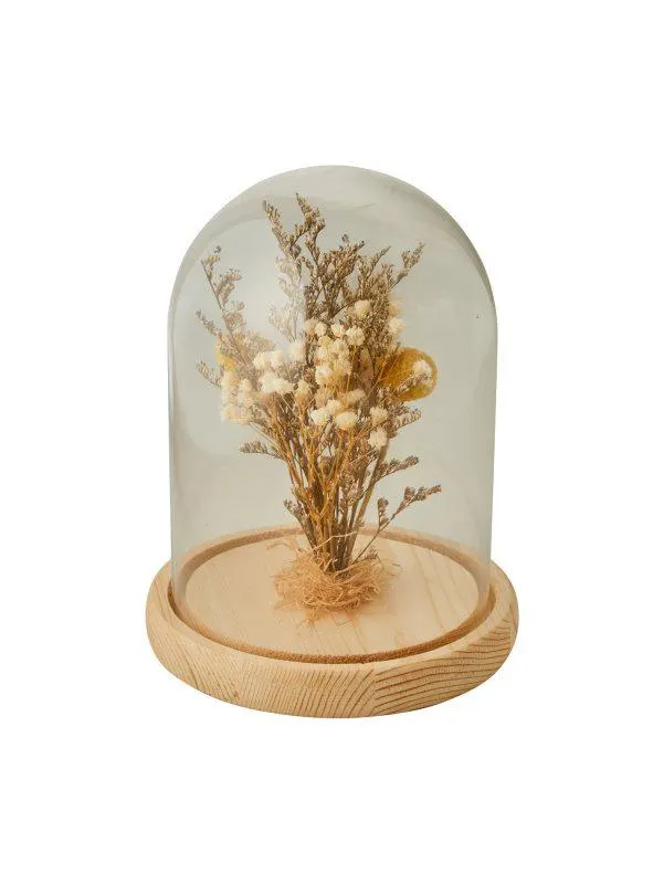 Globo de flores secas