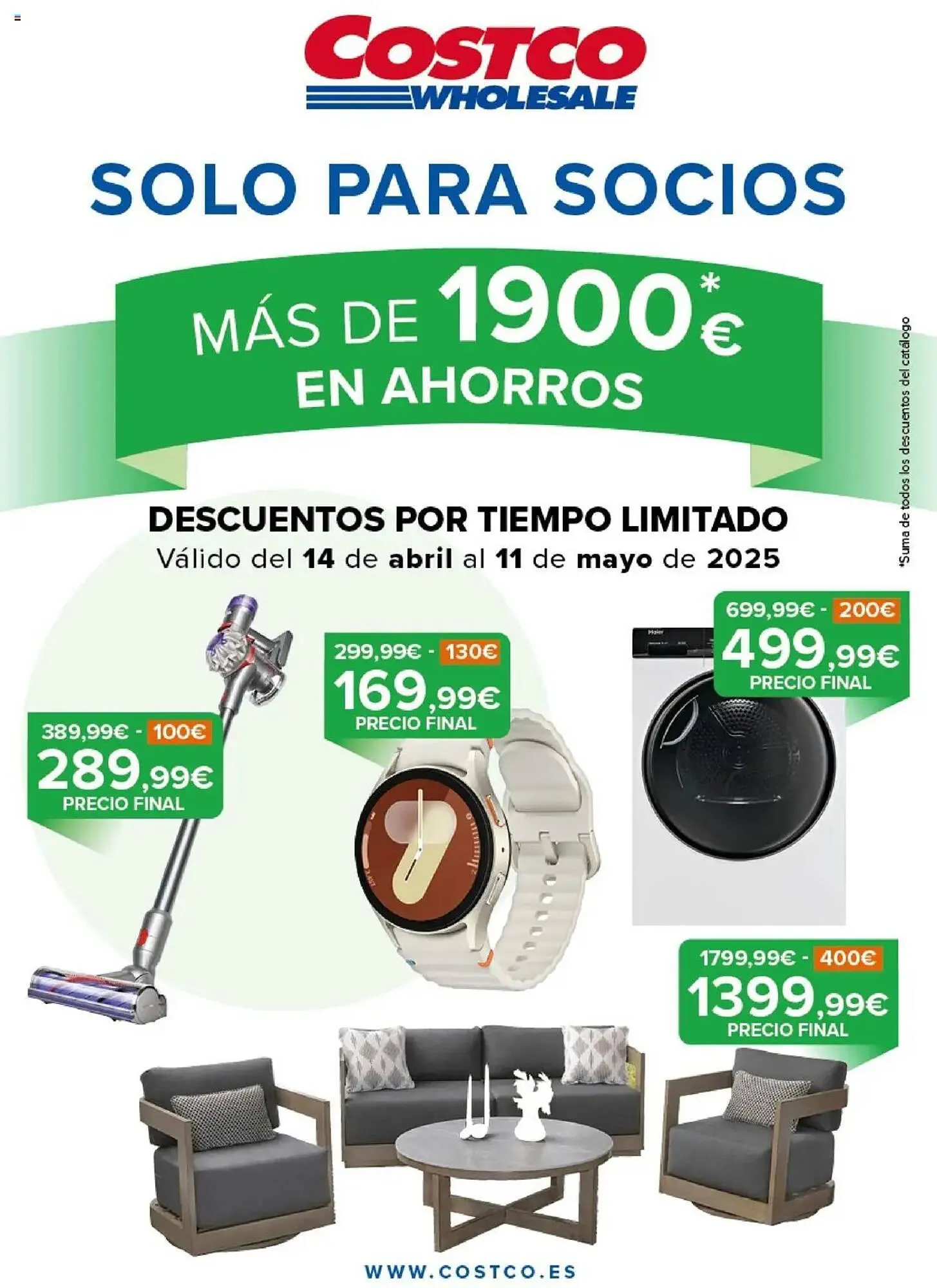 Catálogo de Folleto Costco 14 de abril al 11 de mayo 2025 - Página 1