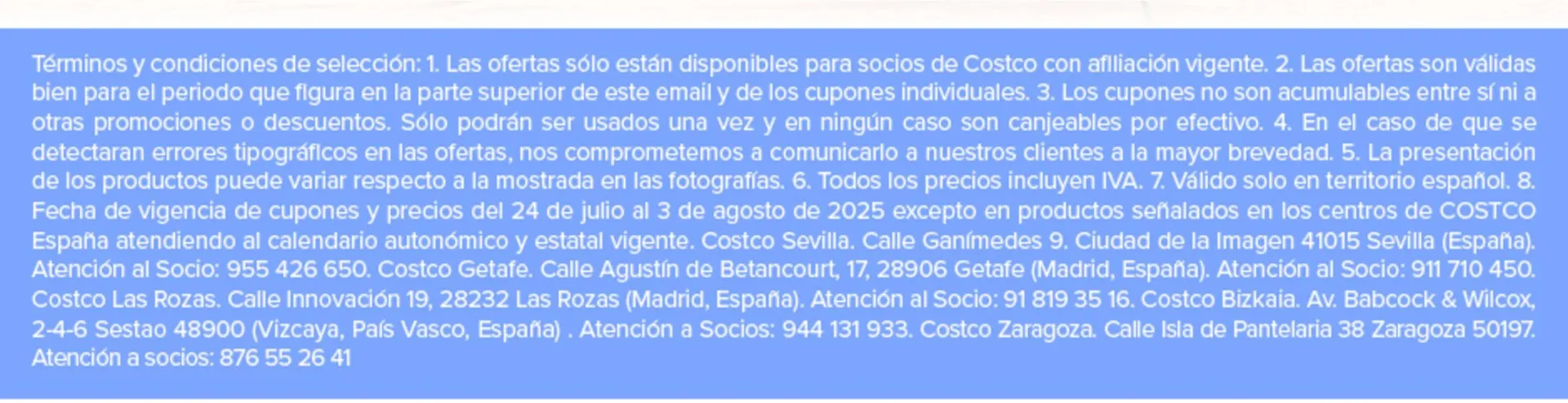 Catálogo de Folleto Costco 25 de julio al 3 de agosto 2025 - Página 5