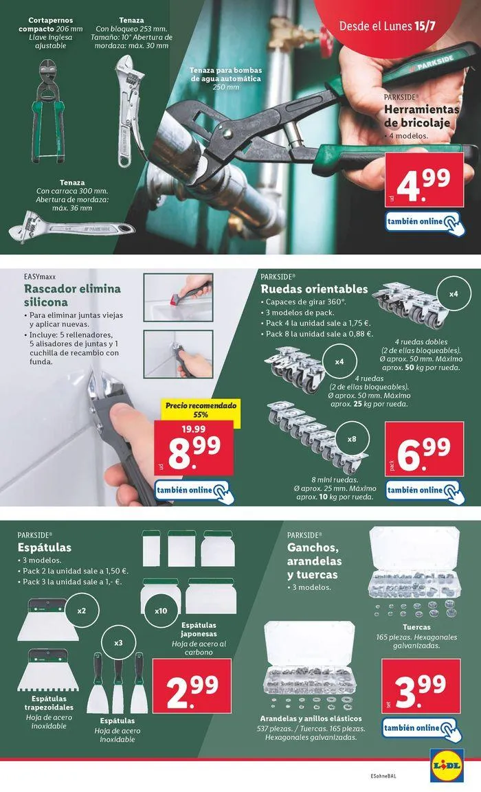 Catálogo de Tú puedes con Parkside 15 de julio al 21 de julio 2024 - Página 5