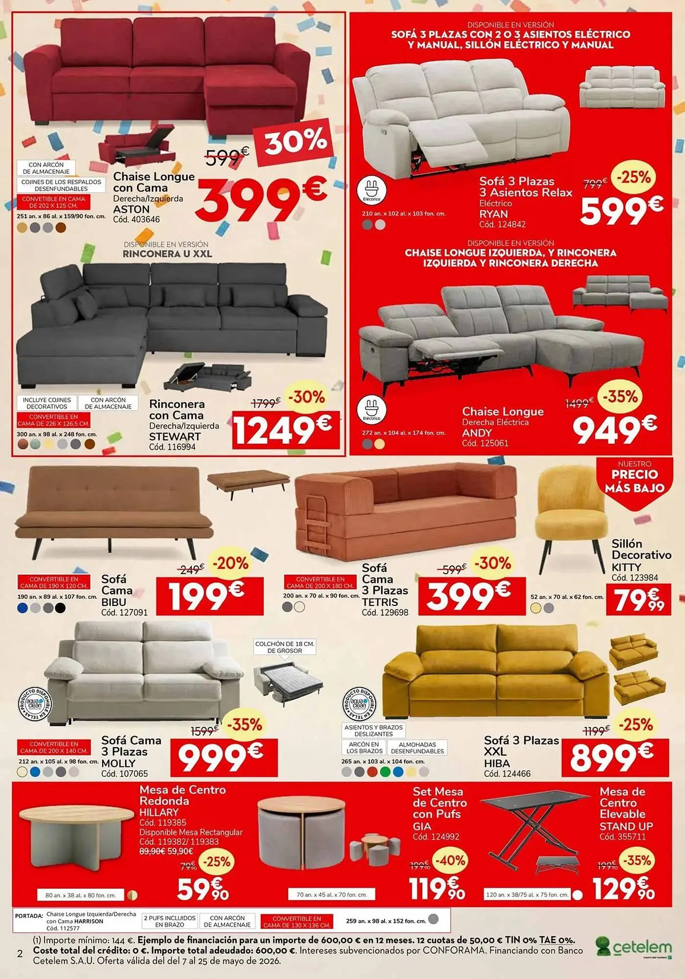 Catálogo de Catálogo Conforama 27 de abril al 7 de mayo 2026 - Página 2