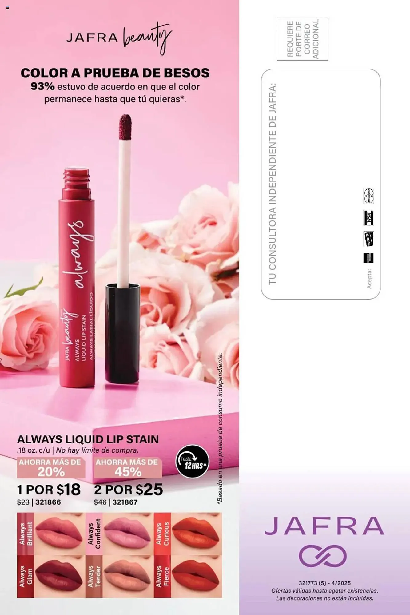 Catálogo de Folleto JAFRA 1 de abril al 30 de abril 2025 - Página 58