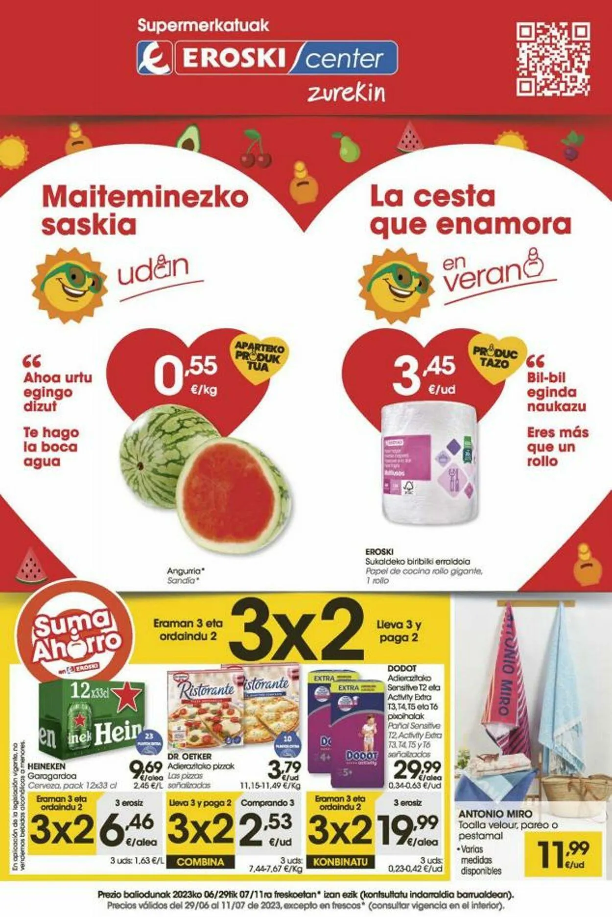 Catálogo de Eroski Oferta actual 24 de junio al 8 de julio 2025 - Página 1