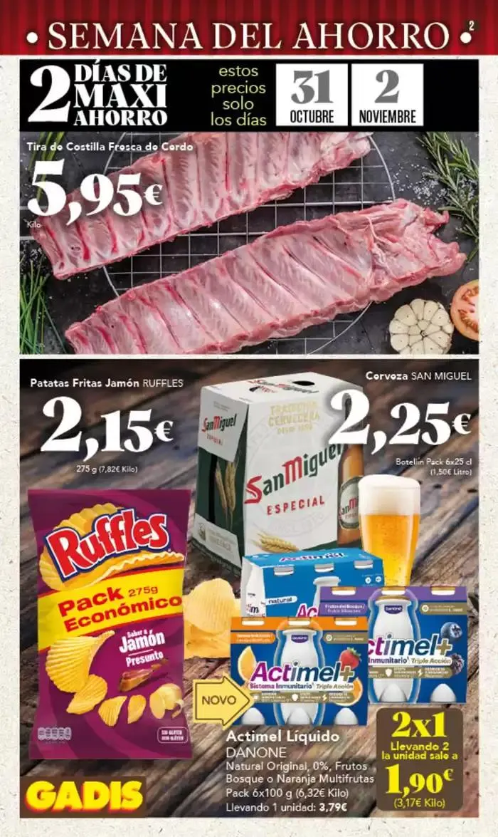 Catálogo de Catálogo Gadis Galicia 31 de octubre al 6 de noviembre 2024 - Página 2
