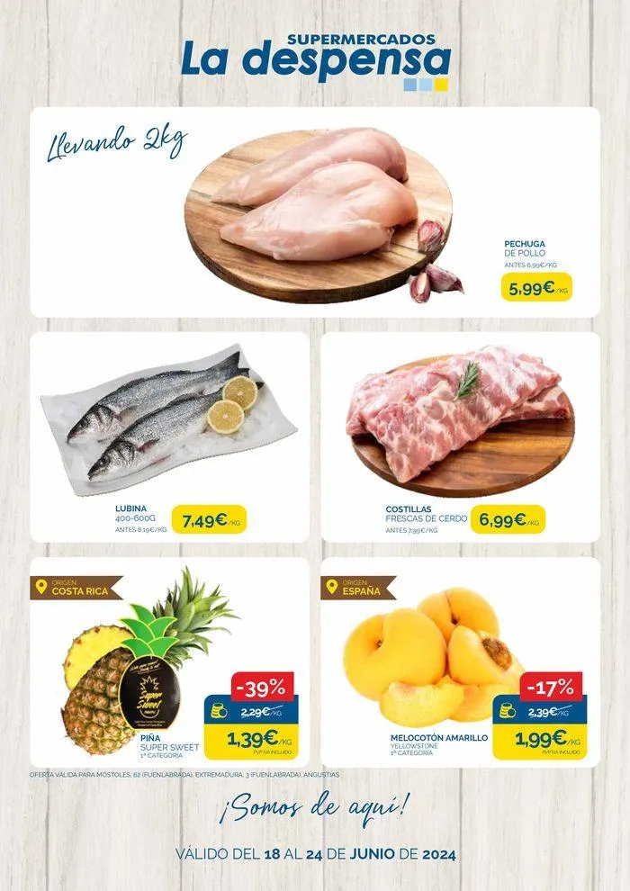 Catálogo de ¡Somos de aquí! 18 de junio al 24 de junio 2024 - Página 1