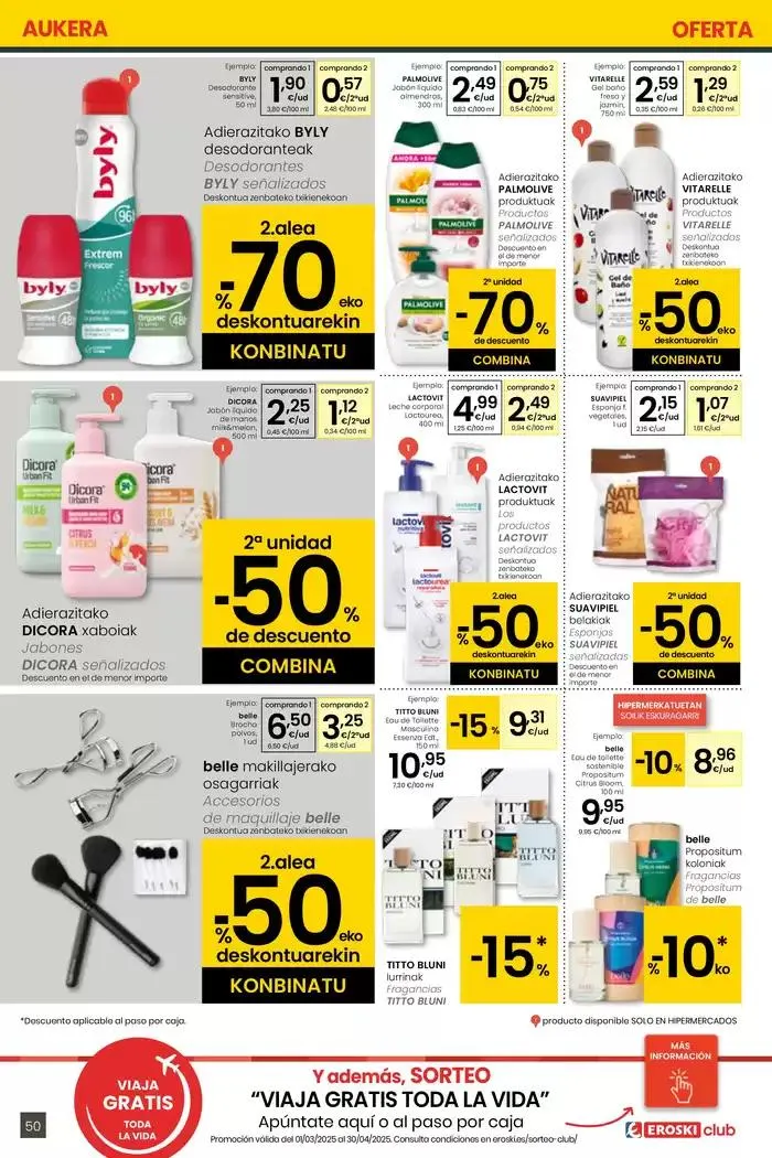 Catálogo de AUKERA OFERTA HIPERMERKATUAK EROSKI 10 de abril al 29 de abril 2025 - Página 50