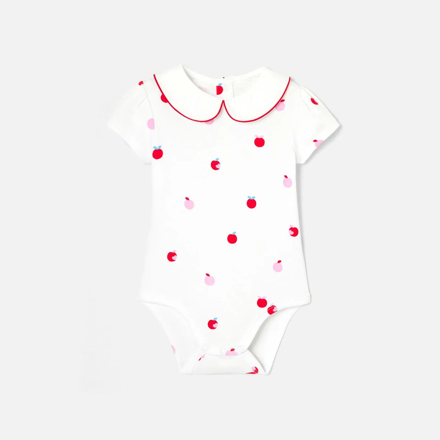 Body de manga corta para bebé niña