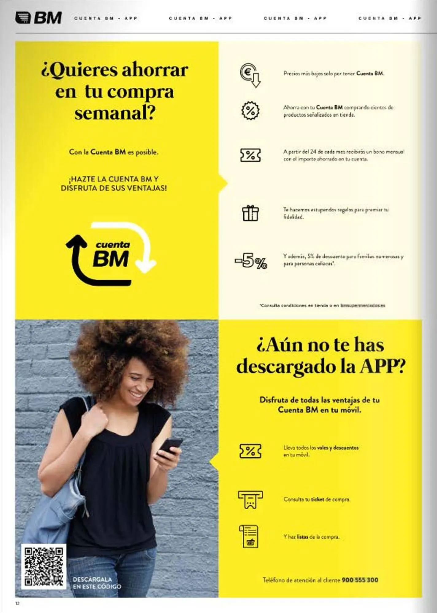 Catálogo de Folleto BM Supermercados 27 de junio al 15 de julio 2025 - Página 12