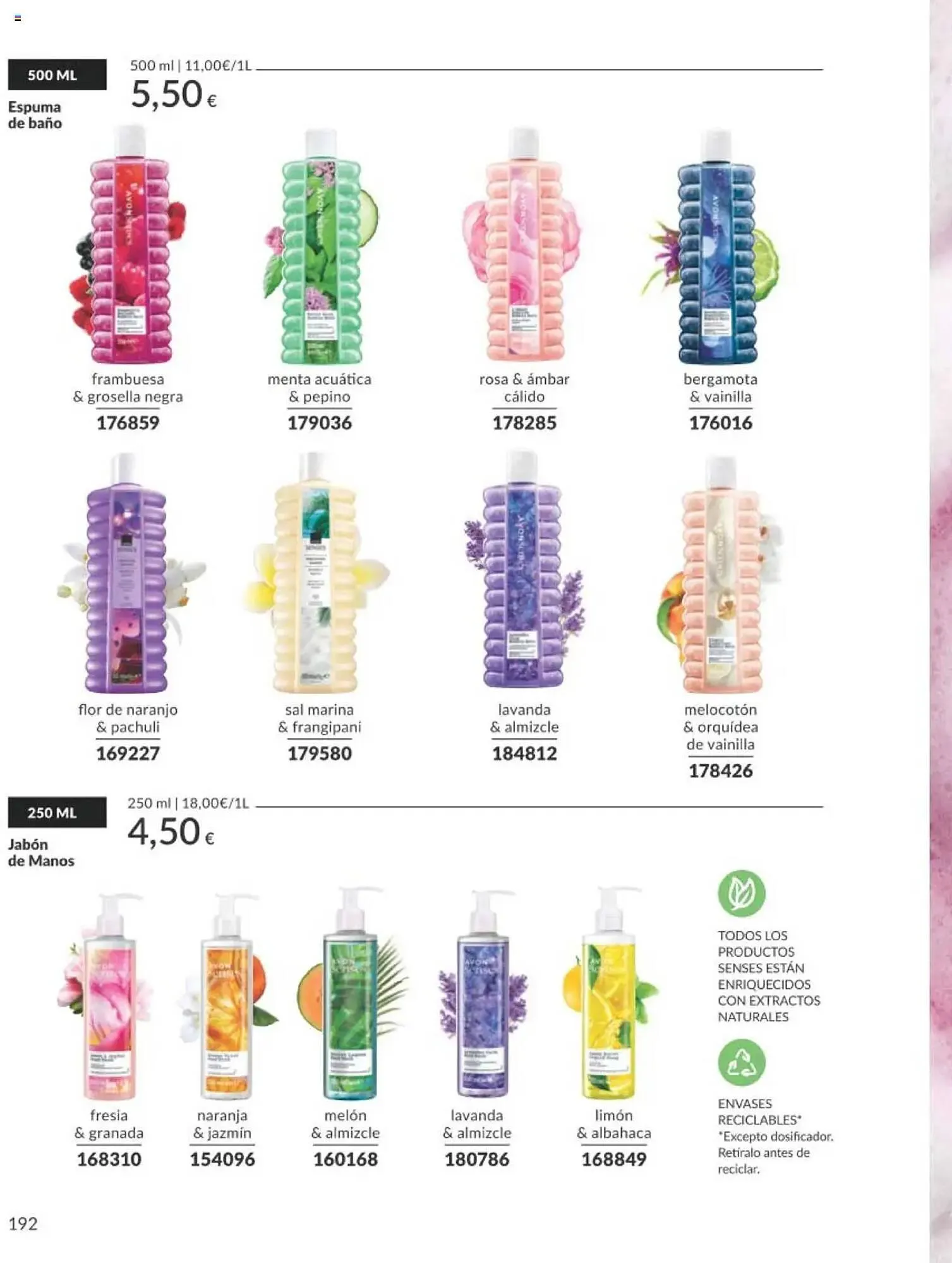 Catálogo de Folleto AVON 1 de septiembre al 30 de septiembre 2025 - Página 192