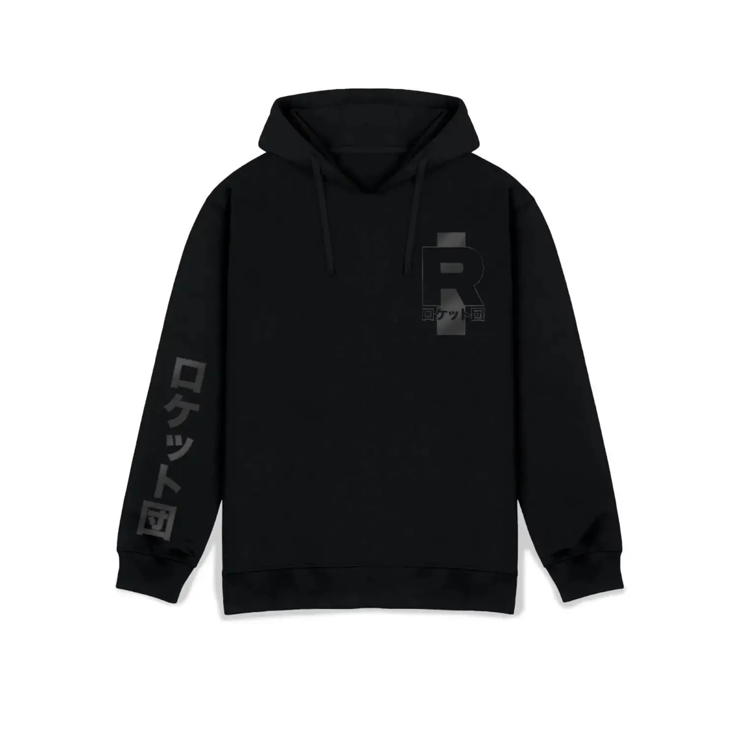 Akedo X Pokémon Team Rocket Sudadera con Capucha - Negro