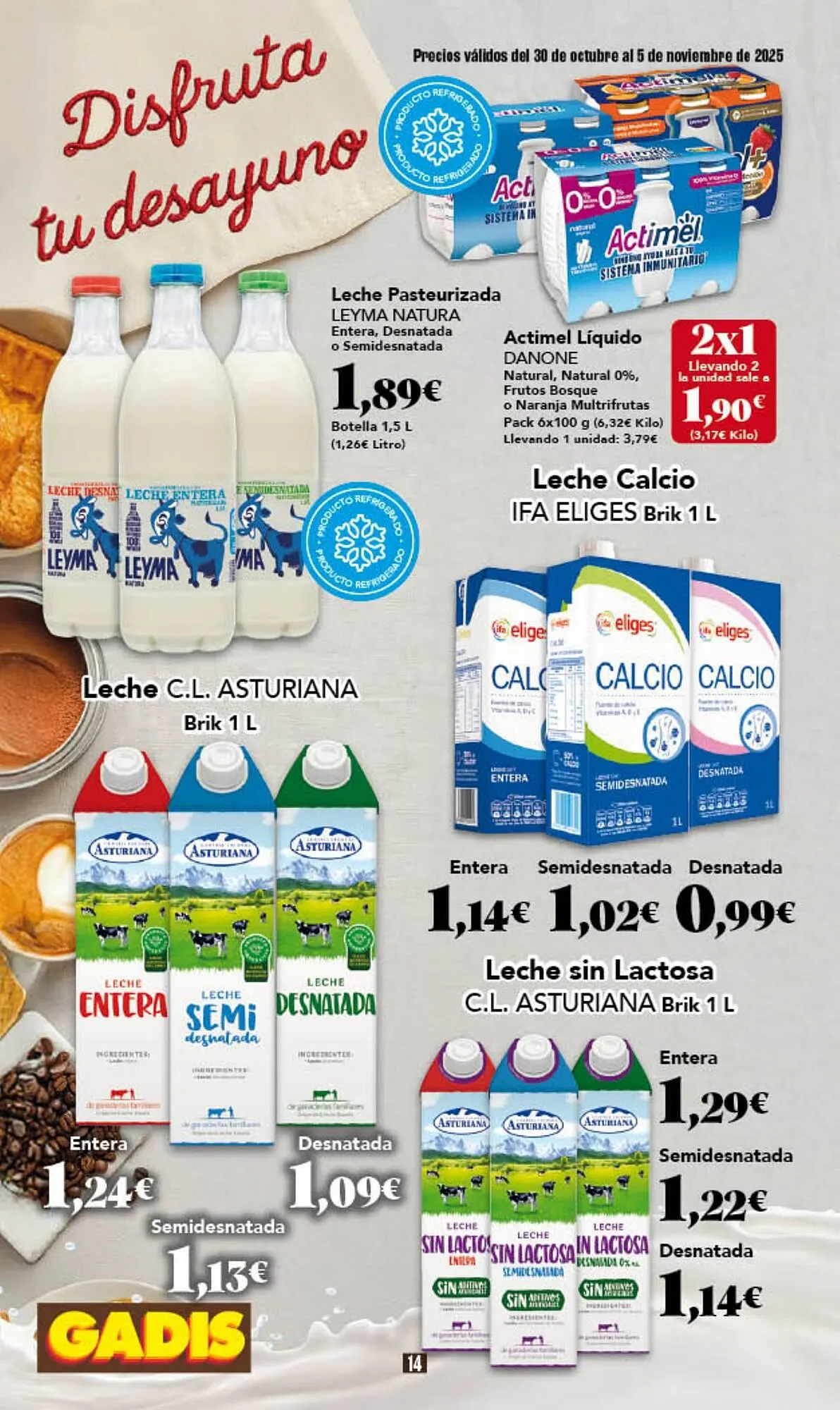 Catálogo de Folleto Gadis 30 de octubre al 5 de noviembre 2025 - Página 14