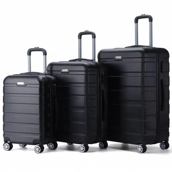 VERTICAL STUDIO "Trelleborg" 20" 24" 28" Maleta Set de 3 negro