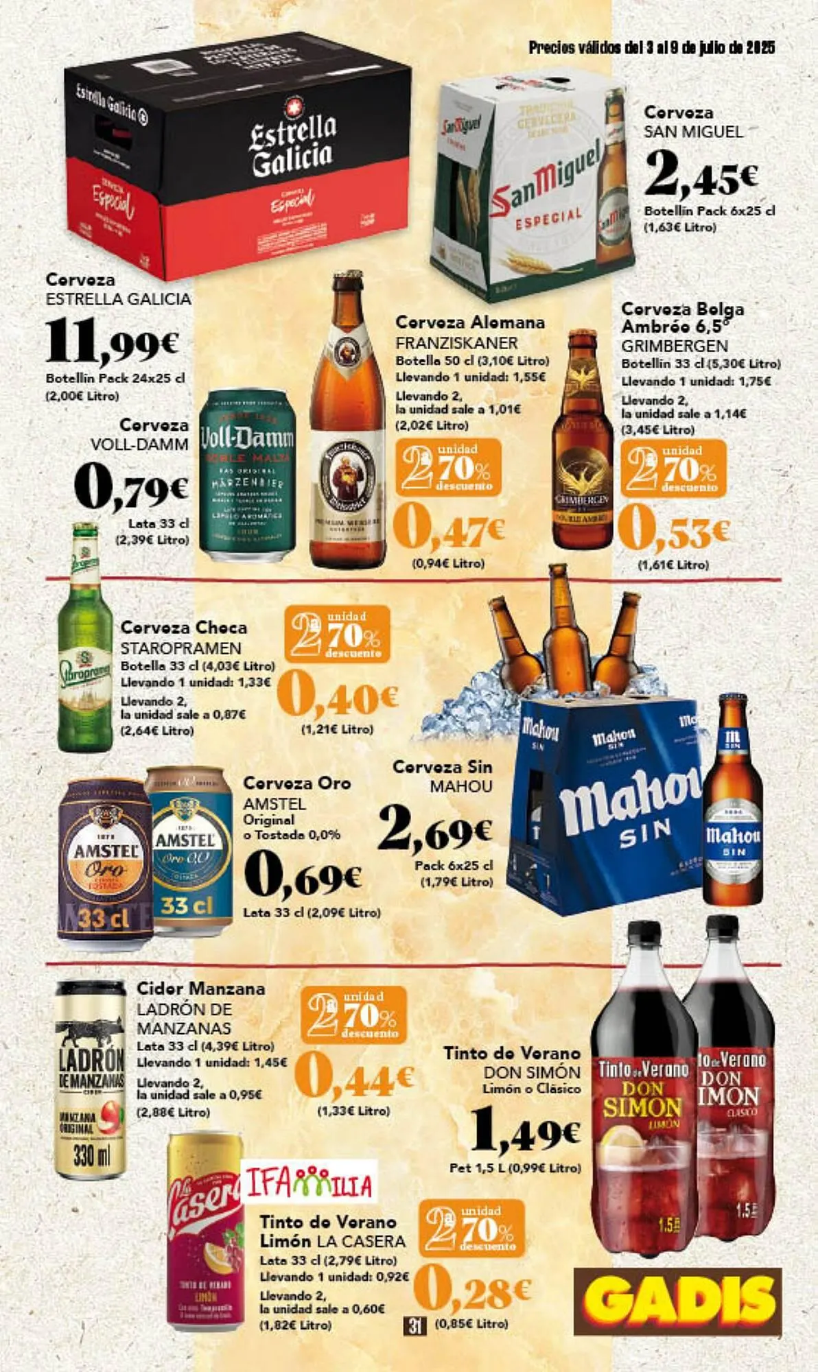 Catálogo de Folleto Gadis 3 de julio al 9 de julio 2025 - Página 31