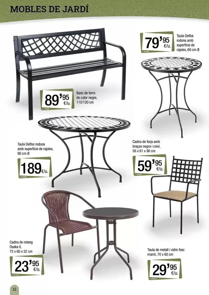 Catálogo de Catàleg vàlid del 18 de març al 25 d’agost 18 de marzo al 25 de agosto 2025 - Página 12