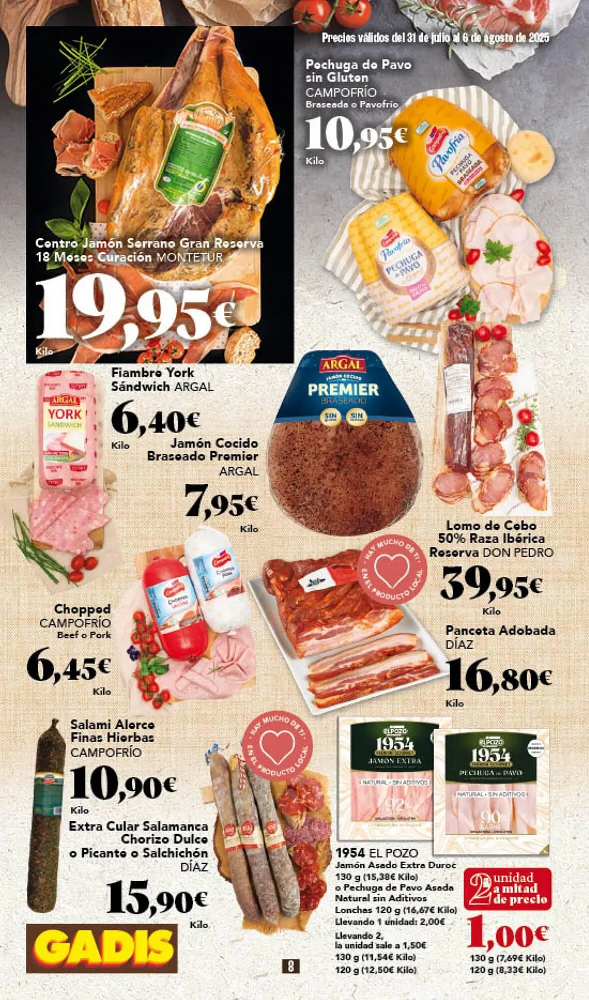 Catálogo de Folleto Gadis 31 de julio al 6 de agosto 2025 - Página 8