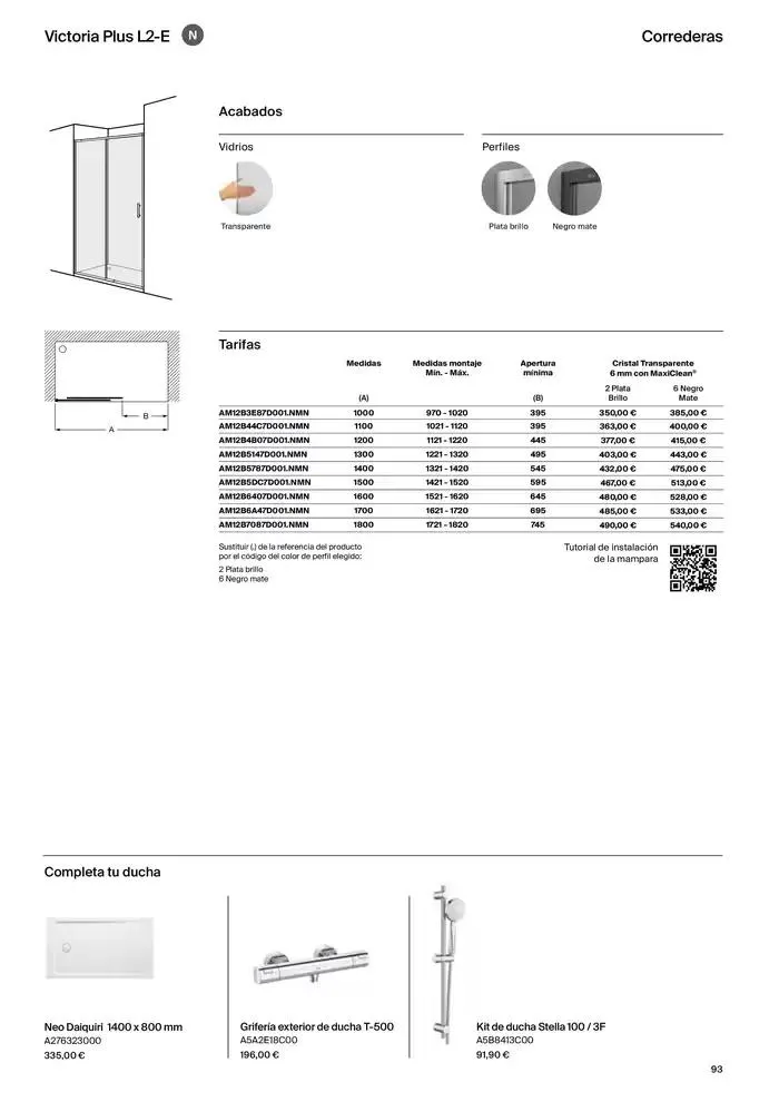 Catálogo de Mamparas de Baño 9 de enero al 31 de diciembre 2025 - Página 95