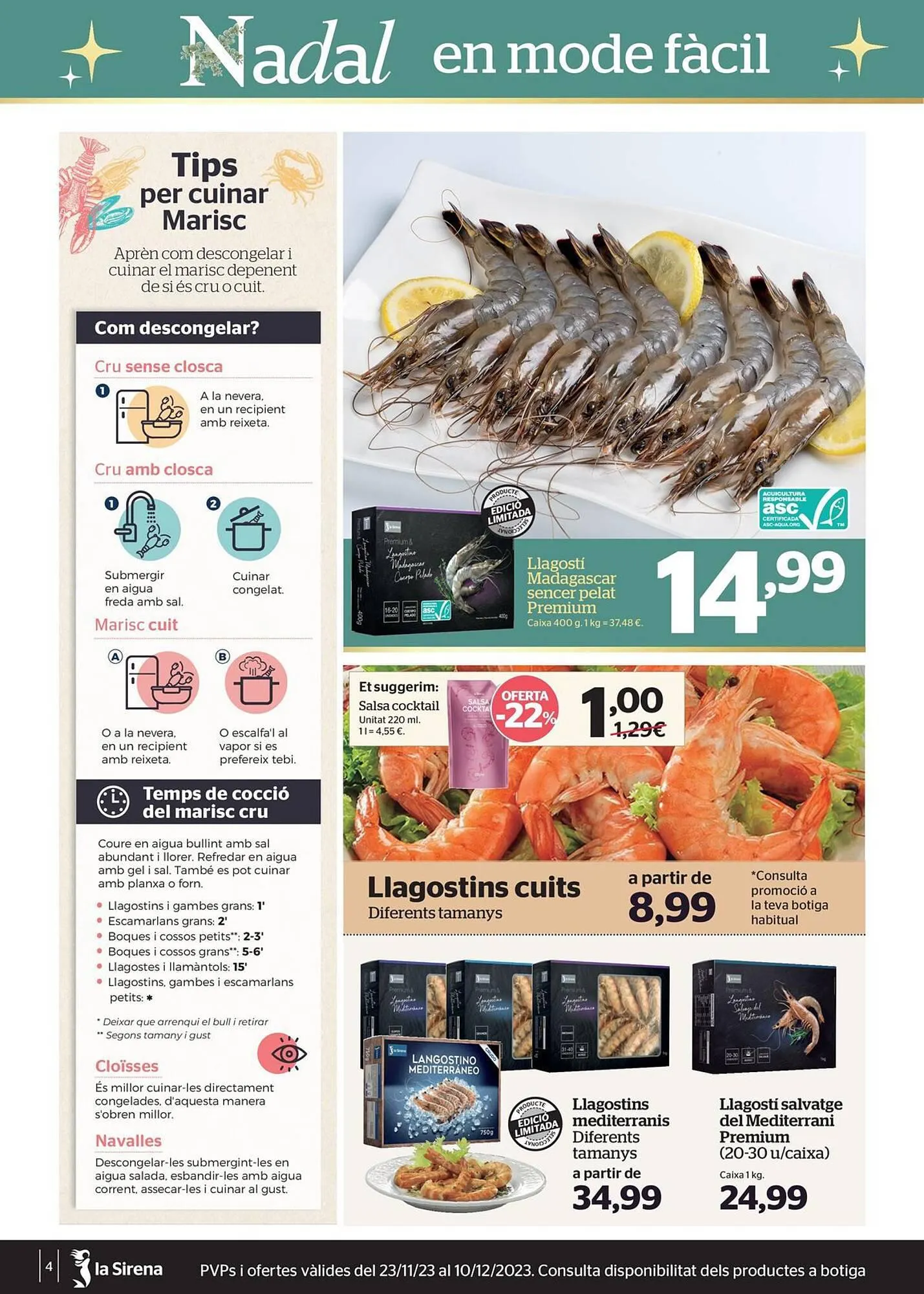 Catálogo de Folleto La Sirena 23 de noviembre al 10 de diciembre 2023 - Página 4