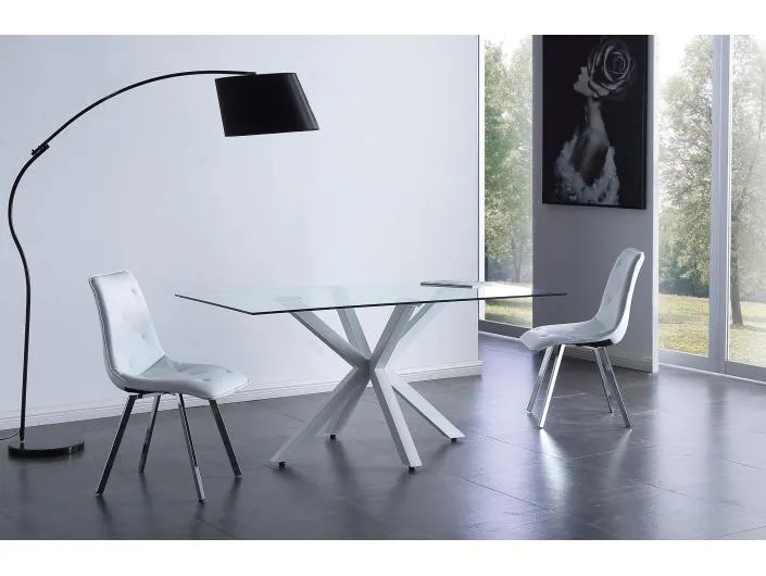 Mesa comedor fija blanco