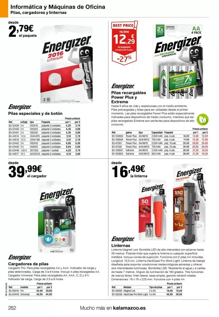 Catálogo de Staples Kalamazoo Catálogo General 9 de enero al 30 de septiembre 2025 - Página 262