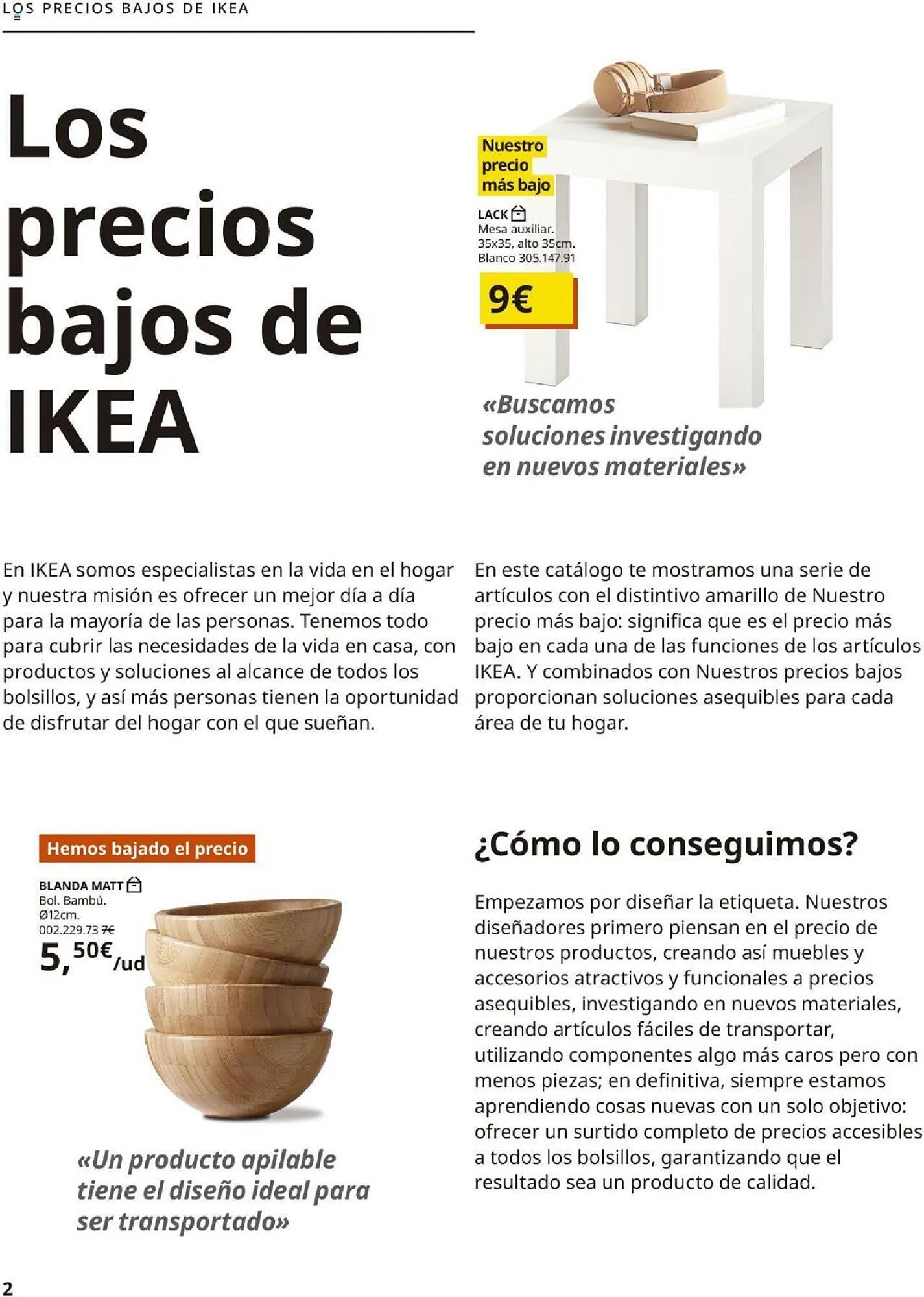 Catálogo de Folleto IKEA 19 de septiembre al 31 de enero 2025 - Página 2