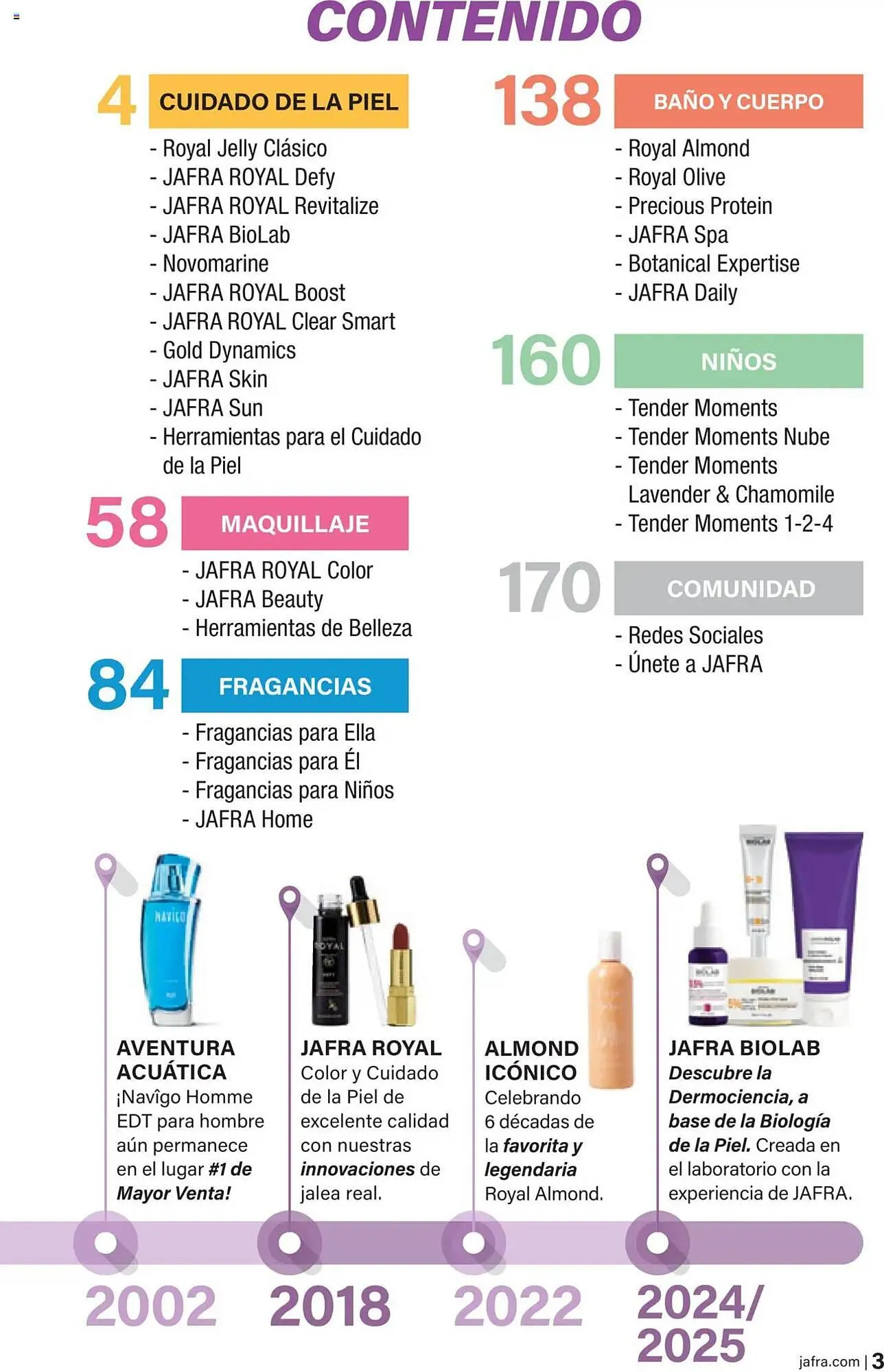 Catálogo de Folleto JAFRA 1 de agosto al 31 de diciembre 2025 - Página 3