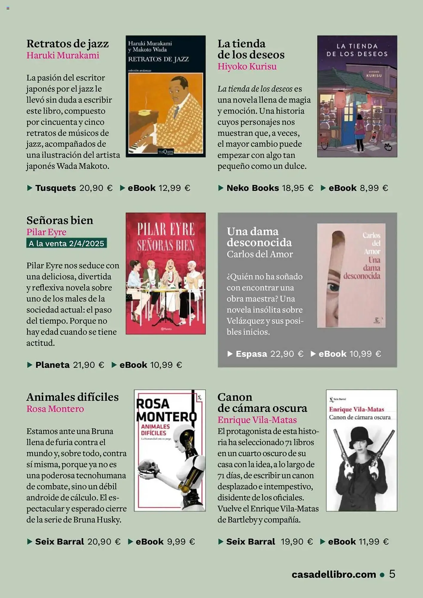 Catálogo de Folleto Casa del Libro 7 de abril al 22 de abril 2025 - Página 5