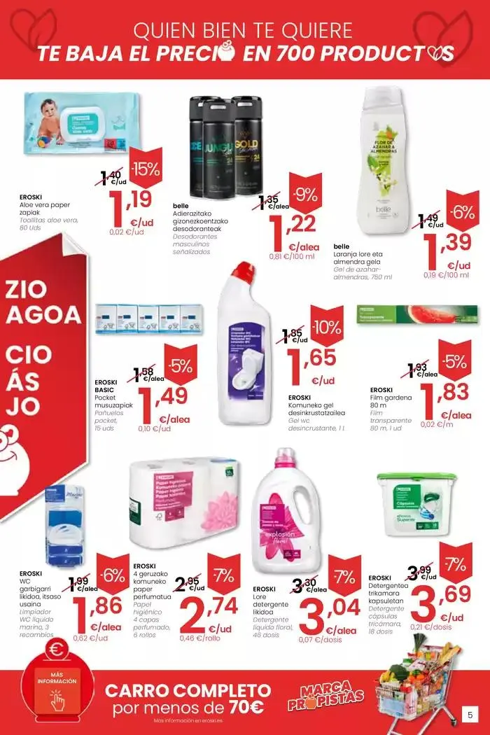 Catálogo de Prezio merkeagoa HIPERMERKATUAK EROSKI 13 de marzo al 26 de marzo 2025 - Página 5