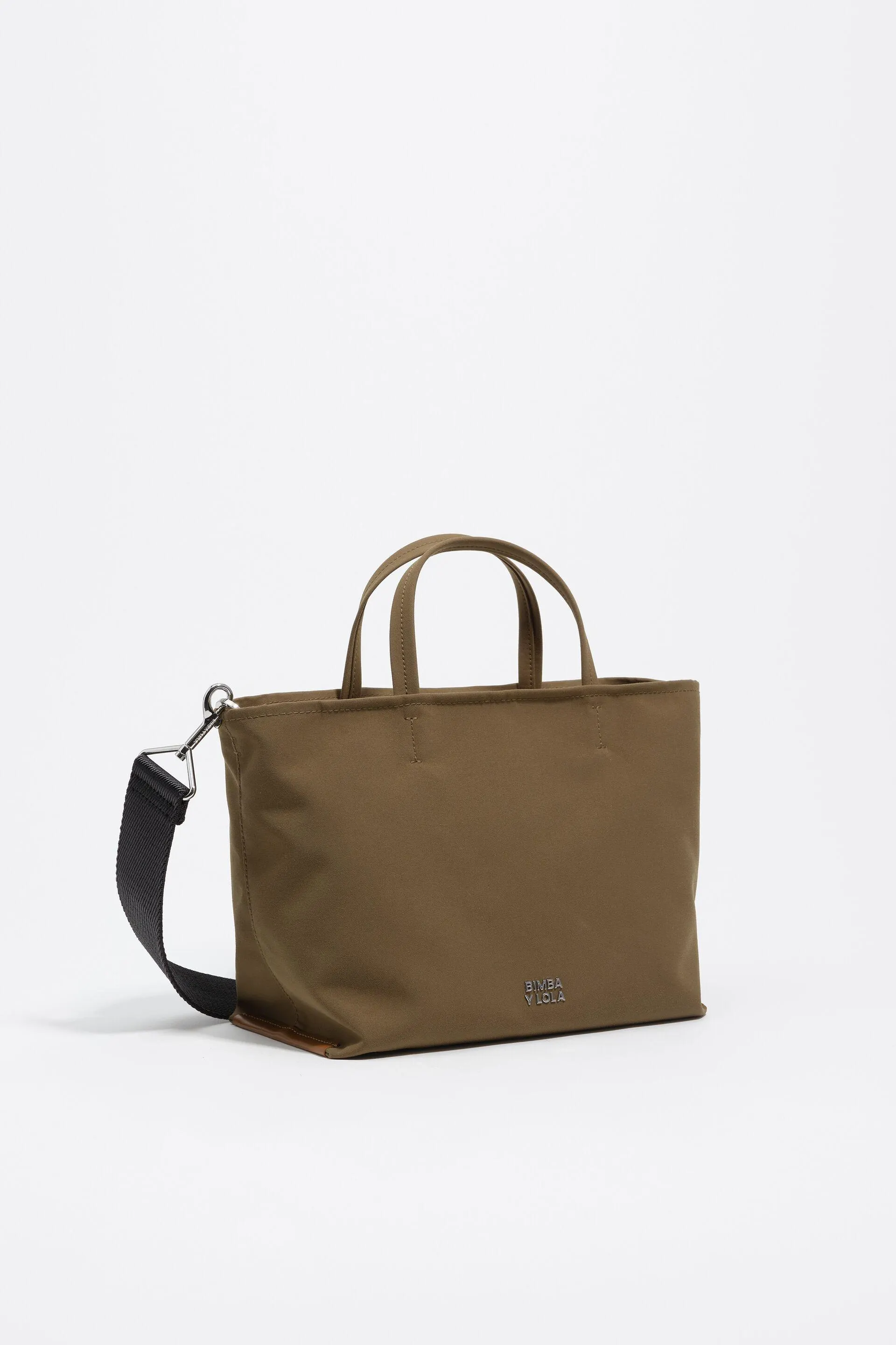 Bolso shopper Chihuahua mediano gabardina oliva