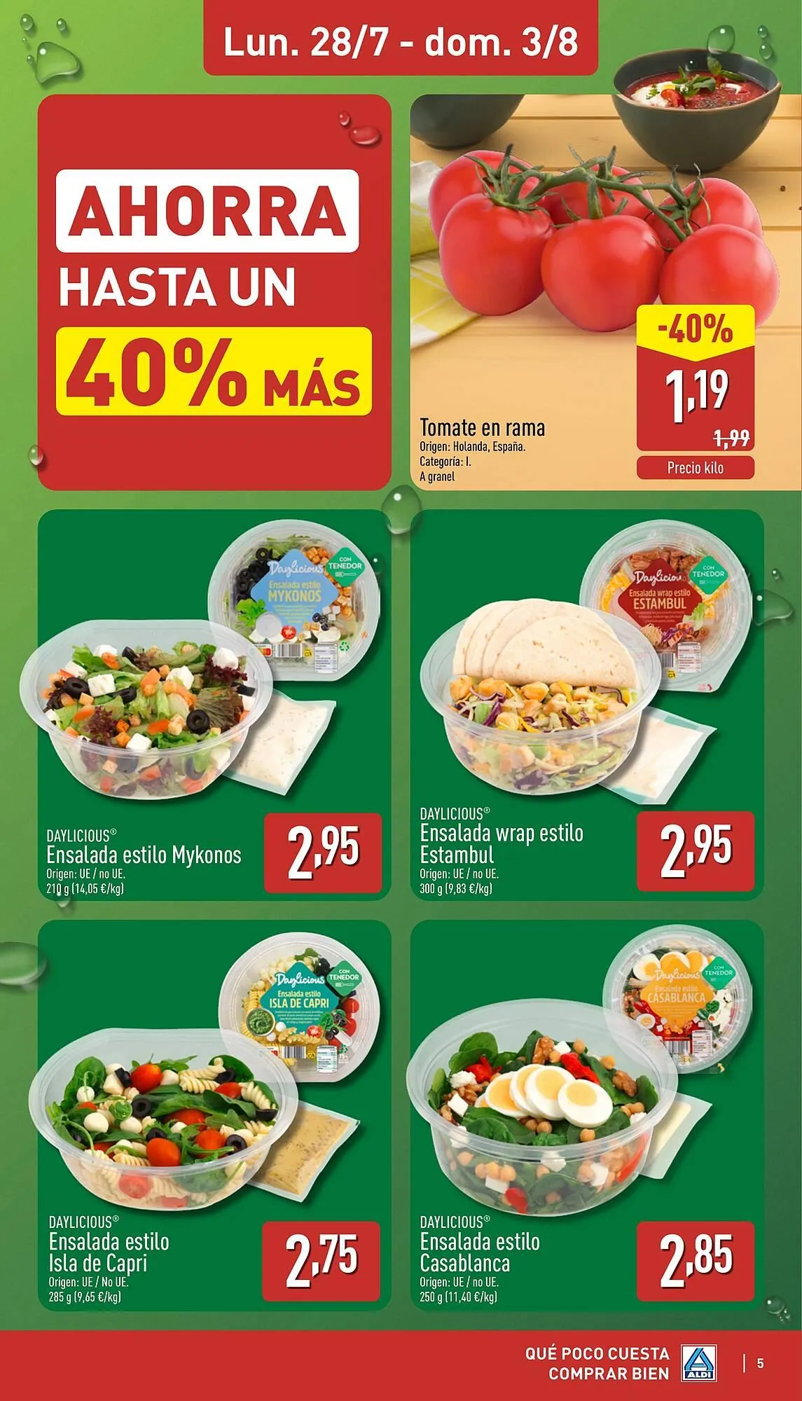 Catálogo de Folleto ALDI 28 de julio al 3 de agosto 2025 - Página 5
