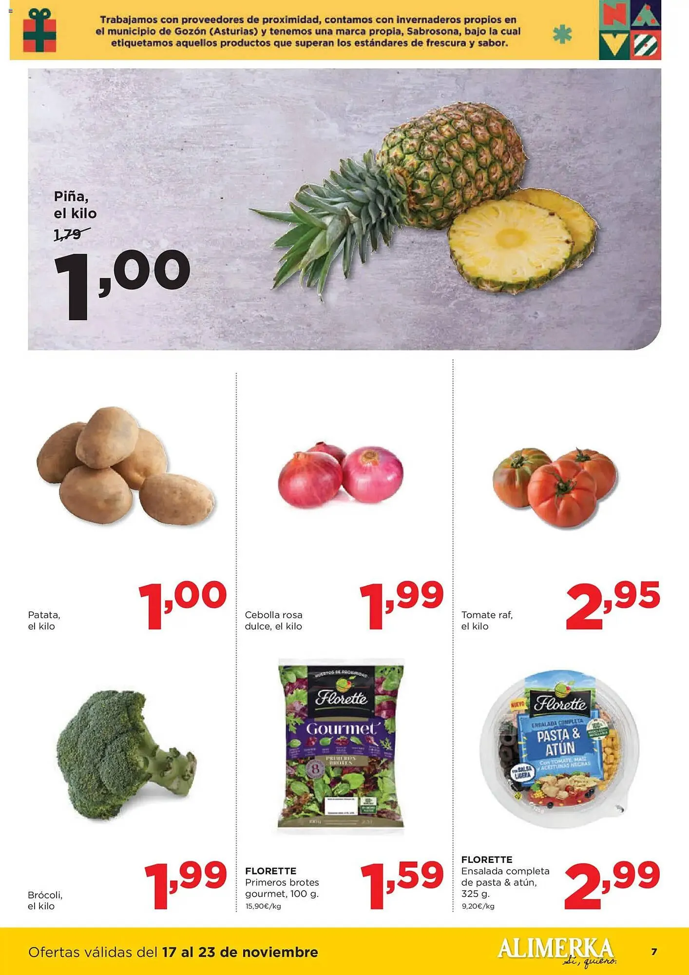 Catálogo de Folleto Alimerka 17 de noviembre al 23 de noviembre 2025 - Página 7