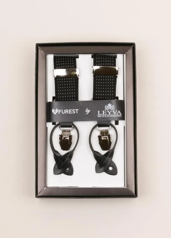 Tirantes FUREST COLECCIÓN microdibujo negro