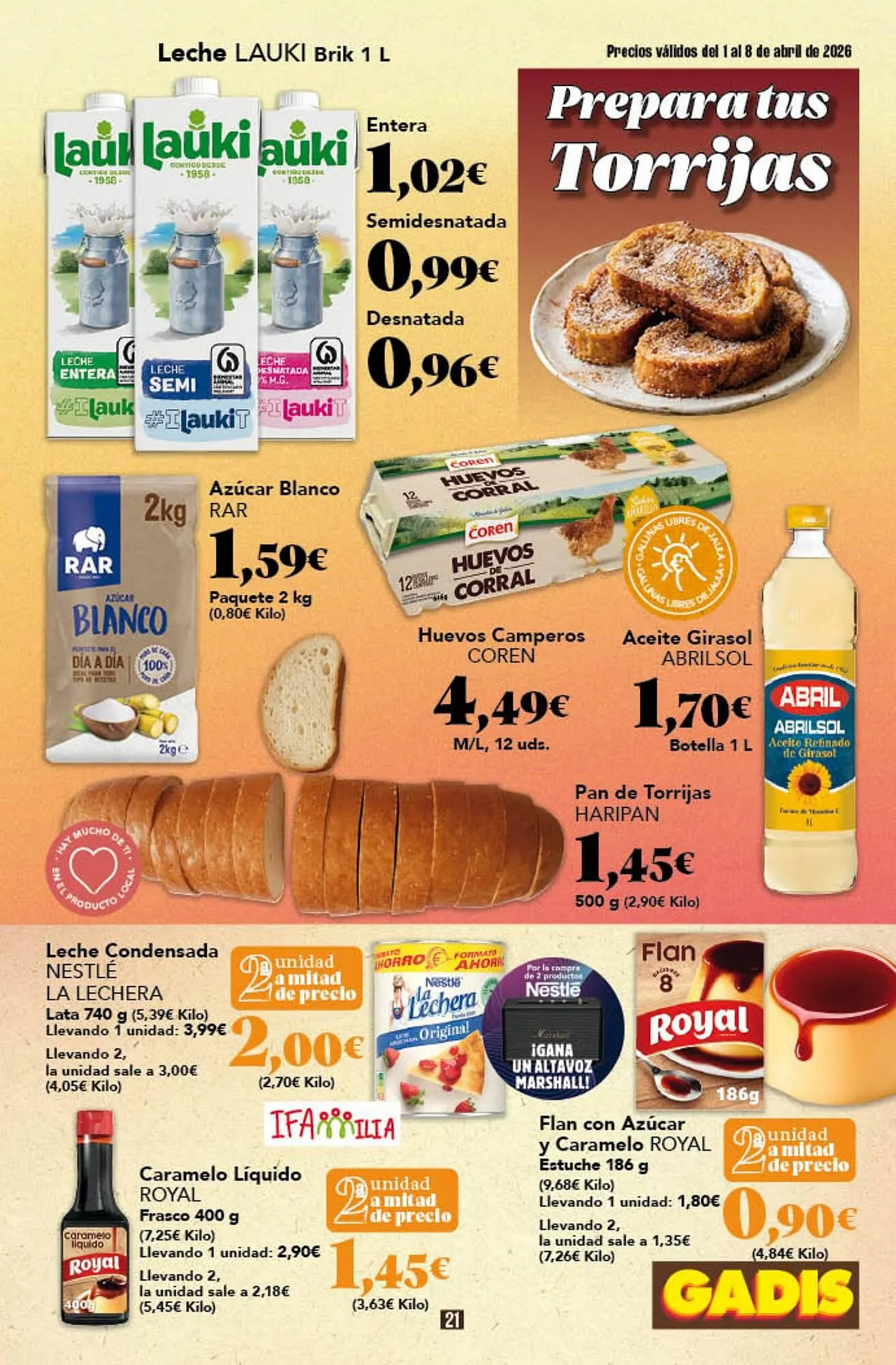 Catálogo de Folleto Gadis 1 de abril al 8 de abril 2026 - Página 21