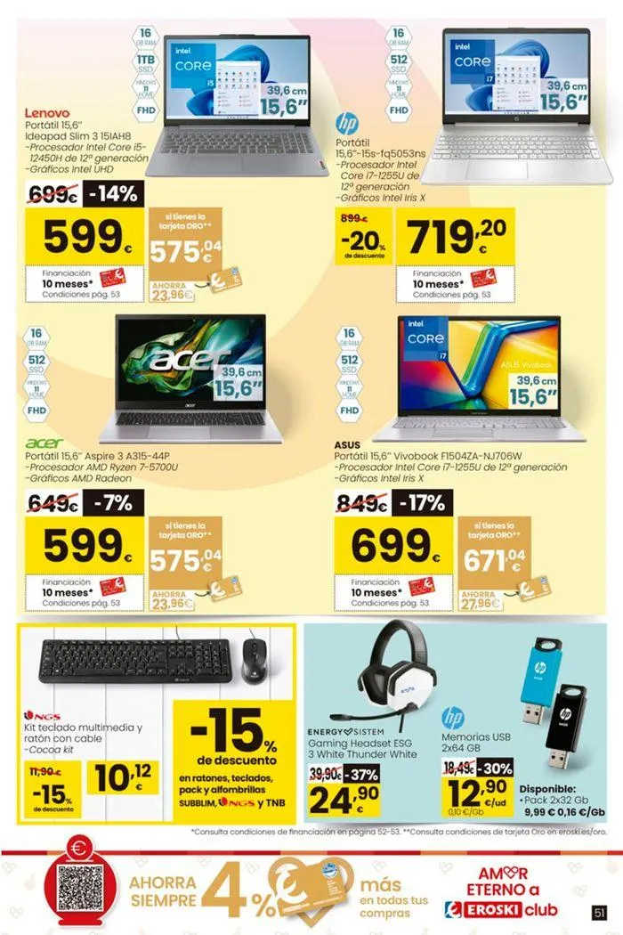 Catálogo de Ofertas Vuelta al Cole EROSKI 22 de agosto al 18 de septiembre 2024 - Página 51