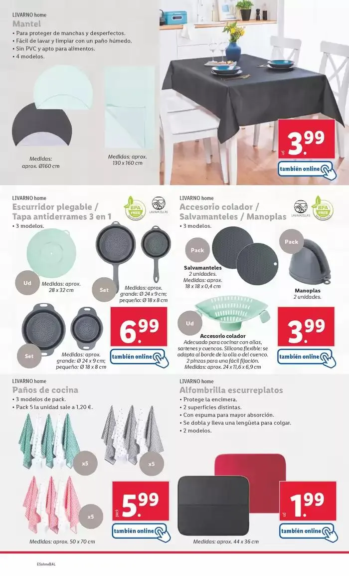 Catálogo de ¡Bazar Lidl! Ofertas válidas del 14/04 al 20/04 14 de abril al 20 de abril 2025 - Página 6