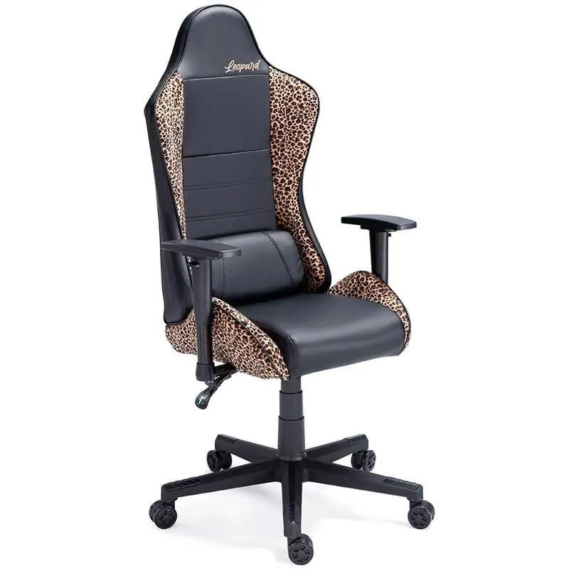 Silla Gaming Jordan altura ajustable/reclinable + cojín lumbar 123-133x70x70 cm