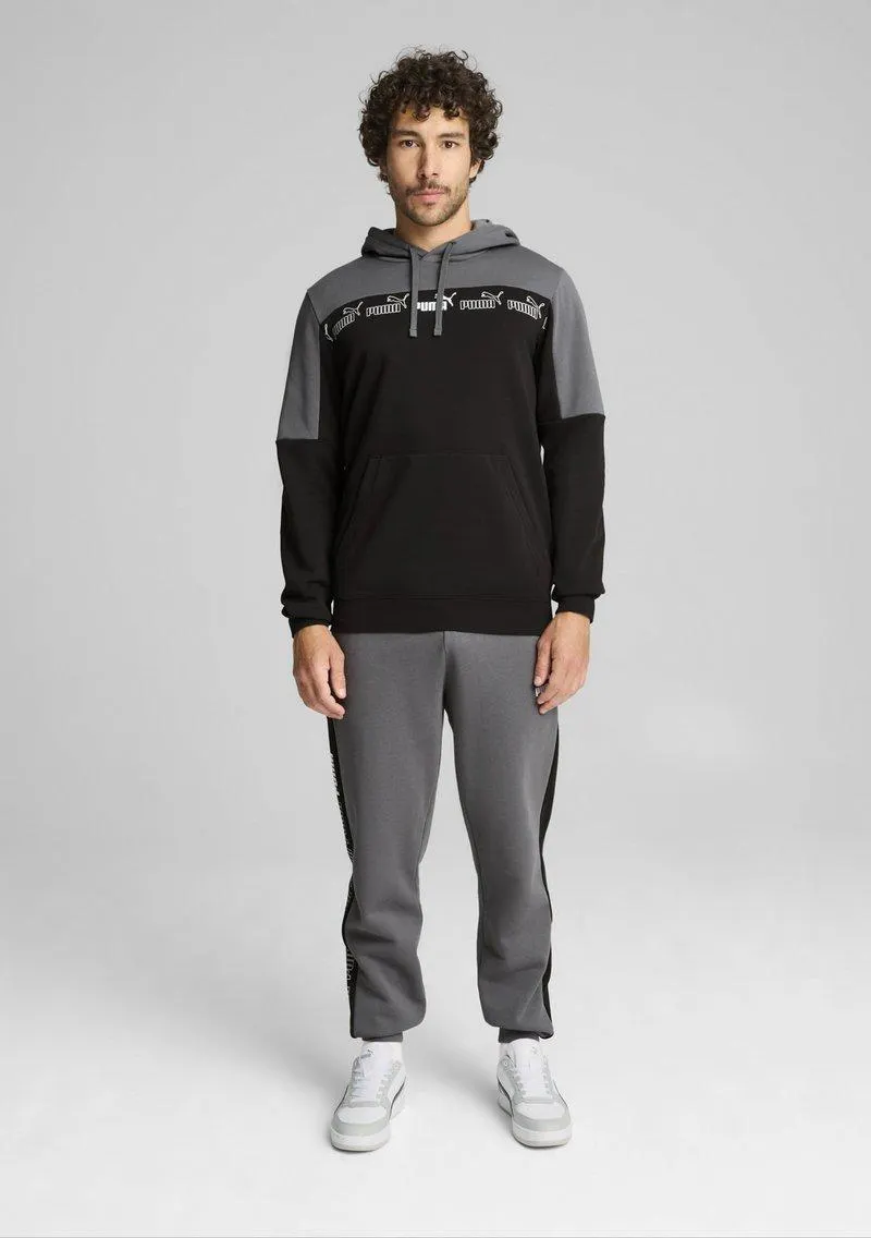 AROUND THE BLOCK - Jersey con capucha - cool dark gray