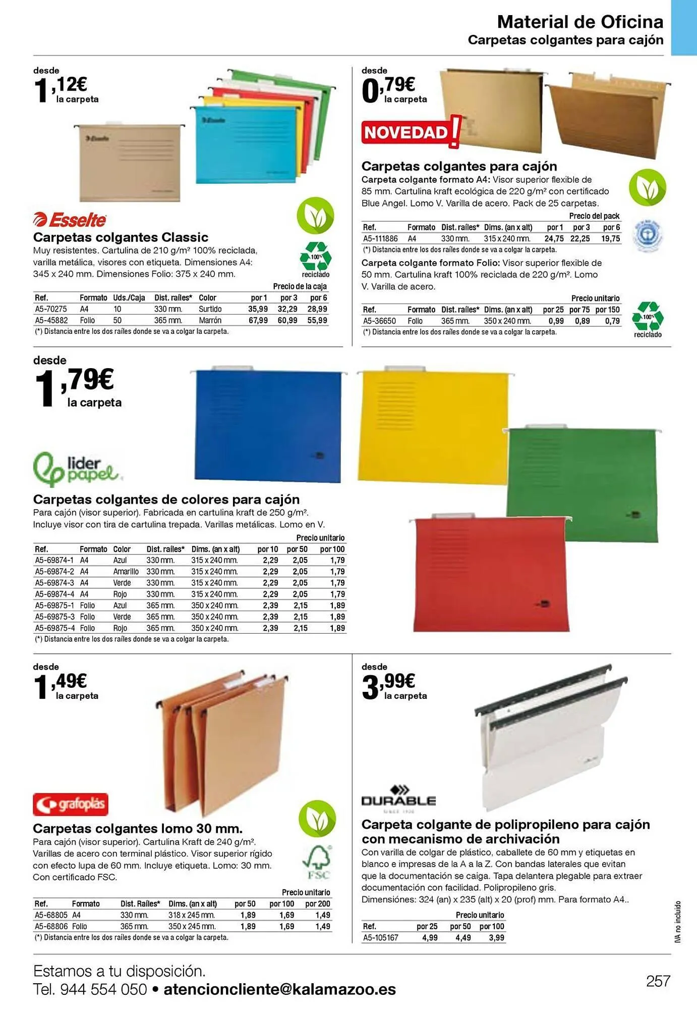 Catálogo de Folleto Staples Kalamazoo 19 de enero al 31 de diciembre 2026 - Página 257