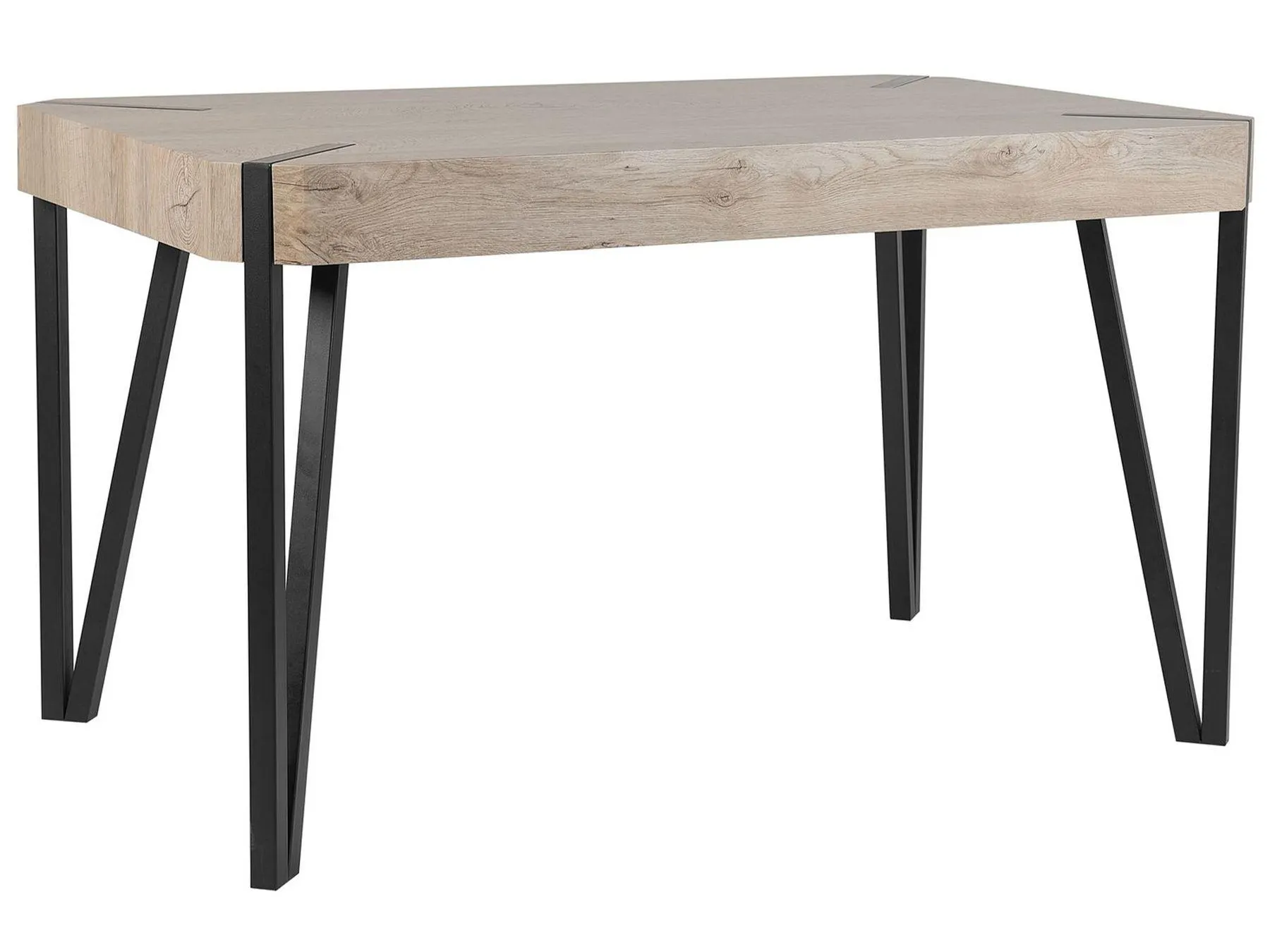 Mesa de comedor CAMBELL Gris pardo 130 cm 80 cm