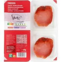 Lomo embuchado EROSKI, pack 4x31,25 g